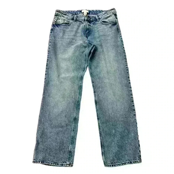 EUC H&M Mid Rise Jeans Size 12 - Picture 2 of 4